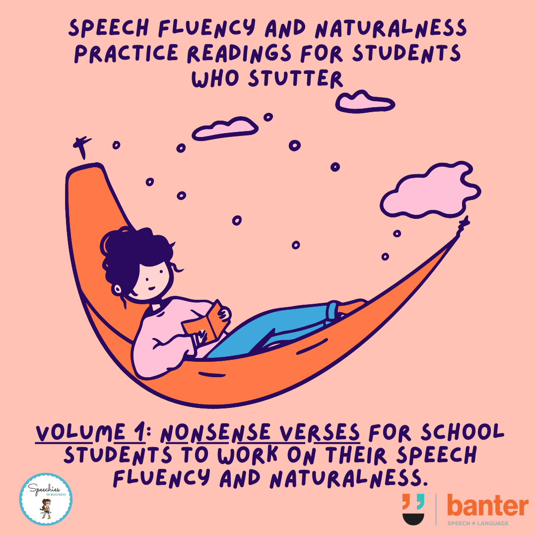 Banter Stuttering Workbook: Speech Fluency and Naturalness Practice Resources