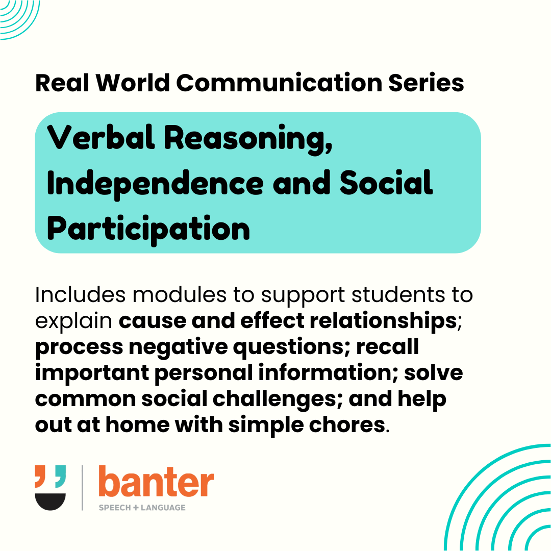 Verbal Reasoning, Independence, and Social Participation