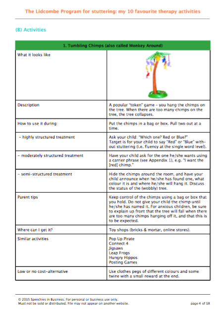 Banter Stuttering Workbook: Lidcombe Program Starter Kit