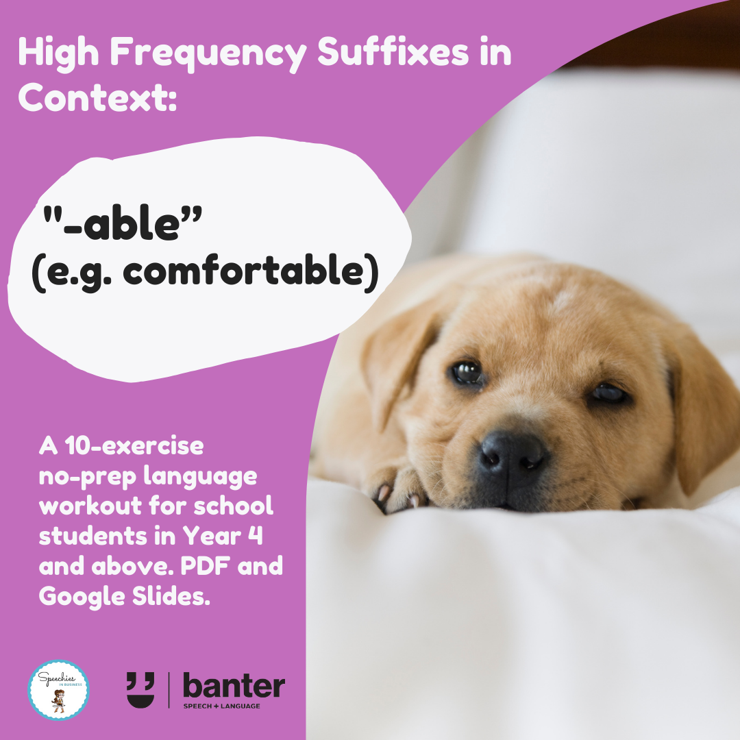 Morphological Awareness Program